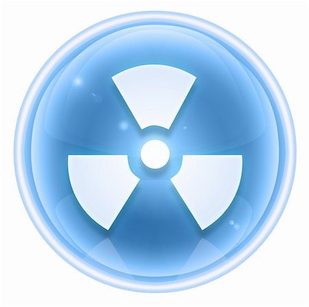 simsearch:400-05234497,k - Radioactive icon ice, isolated on white background. Stock Photo - Budget Royalty-Free & Subscription, Code: 400-04907206
