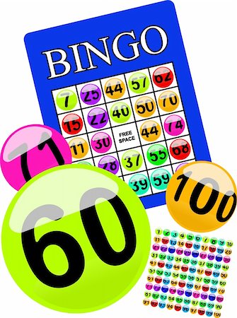 simsearch:400-06911675,k - bingo card Stock Photo - Budget Royalty-Free & Subscription, Code: 400-04907229