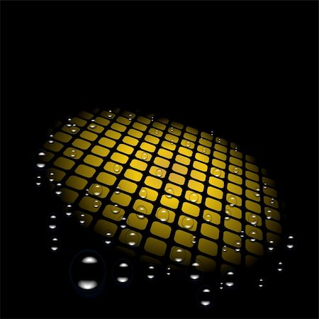 wet yellow grid Stockbilder - Microstock & Abonnement, Bildnummer: 400-04907221