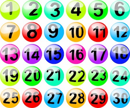simsearch:400-06911675,k - lottery balls Stock Photo - Budget Royalty-Free & Subscription, Code: 400-04907243