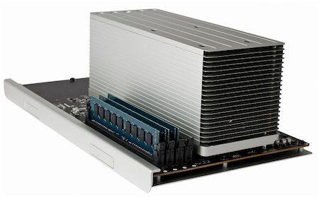 high performance cpu module with ram in white background Photographie de stock - Aubaine LD & Abonnement, Code: 400-04907930