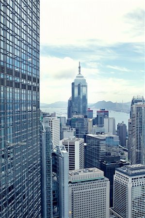 simsearch:400-07669007,k - Hong Kong and modern buildings Stock Photo - Budget Royalty-Free & Subscription, Code: 400-04908276