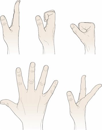 Drawing hands on a white background Photographie de stock - Aubaine LD & Abonnement, Code: 400-04909181