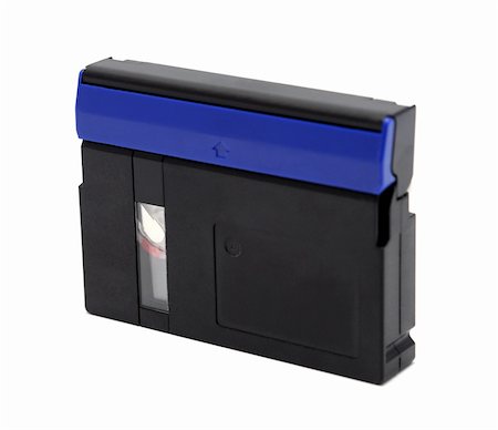 simsearch:400-04728971,k - Videocassette standard miniDV isolated on a white background Stock Photo - Budget Royalty-Free & Subscription, Code: 400-04909498