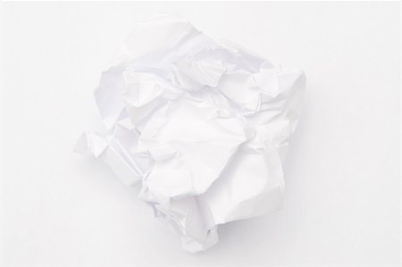 paper waste in office - Trash on the white background Foto de stock - Super Valor sin royalties y Suscripción, Código: 400-04909695