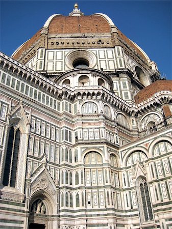 florence square italy art picture - The famous big dome of Florence (Italy) Stock Photo - Budget Royalty-Free & Subscription, Code: 400-04901498