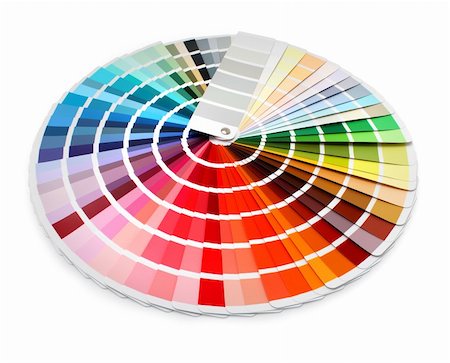 Multi color designer swatch palette guide chart spectrum Stock Photo - Budget Royalty-Free & Subscription, Code: 400-04902001