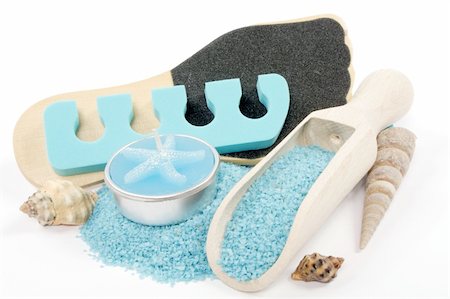 accessories for foot care on white Stockbilder - Microstock & Abonnement, Bildnummer: 400-04902758