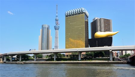 sumida - Tokyo Sky tree viewed from Azumabashi Riverside Photographie de stock - Aubaine LD & Abonnement, Code: 400-04902969