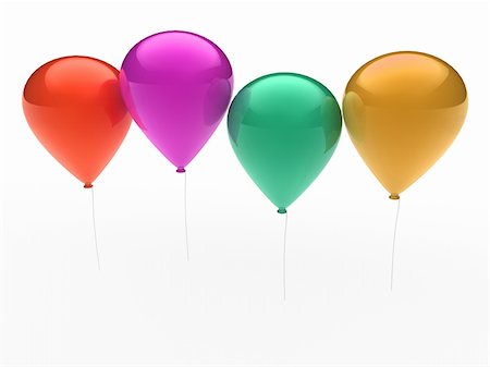 simsearch:400-04285786,k - 3d, ballon, balloon, party, birthday, colorful, color Stock Photo - Budget Royalty-Free & Subscription, Code: 400-04914293