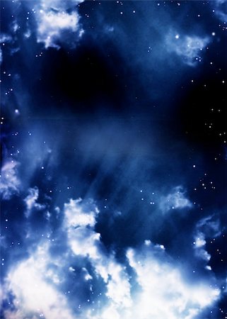 A beautiful space scene with stars and nebula Fotografie stock - Microstock e Abbonamento, Codice: 400-04914409