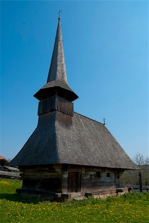 simsearch:845-03552840,k - old wooden church in Maramures Stock Photo - Budget Royalty-Free & Subscription, Code: 400-04914922