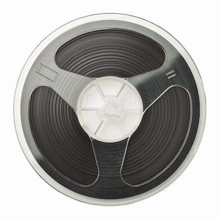 simsearch:400-06357261,k - Vintage magnetic audio reel, isolated. Stock Photo - Budget Royalty-Free & Subscription, Code: 400-04915550