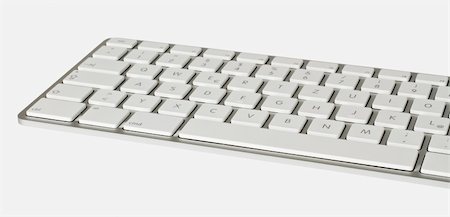 modern aluminum keyboard Stock Photo - Budget Royalty-Free & Subscription, Code: 400-04916698
