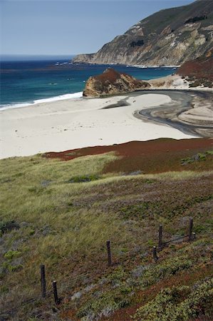 pacific coast highway - Scenic Big Sur Coast in the state of California Photographie de stock - Aubaine LD & Abonnement, Code: 400-04916855