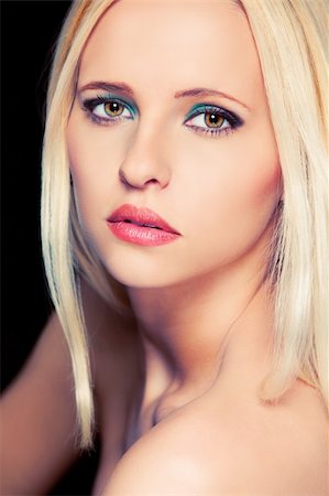 rettich - Portrait of young attractive blond hair woman. Retouched Stock Photo - Budget Royalty-Free & Subscription, Code: 400-04917121