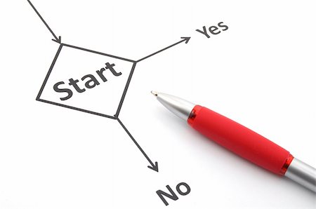 simsearch:400-04290721,k - start or go concept with word in flow chart and pen Fotografie stock - Microstock e Abbonamento, Codice: 400-04917283