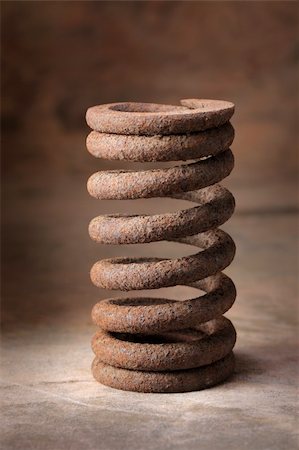 rusted objects images - Old rusty and dirty coil spring Stock Photo - Budget Royalty-Free & Subscription, Code: 400-04917433