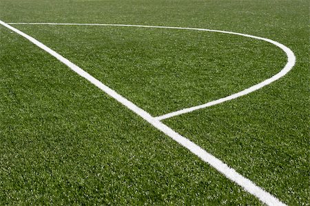 Penalty area on soccer field Stock Photo - Budget Royalty-Free & Subscription, Code: 400-04918799