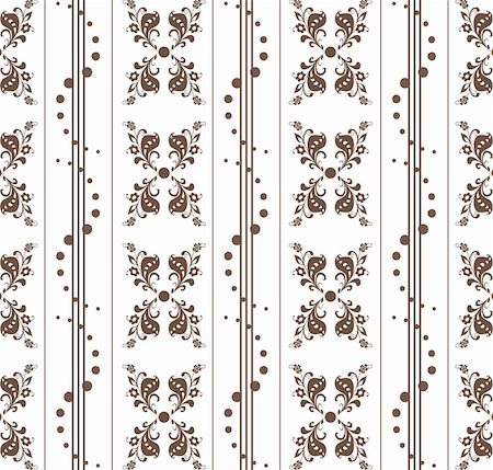 simsearch:400-05358075,k - Beautiful seamless floral pattern with polka dots Stock Photo - Budget Royalty-Free & Subscription, Code: 400-04918992