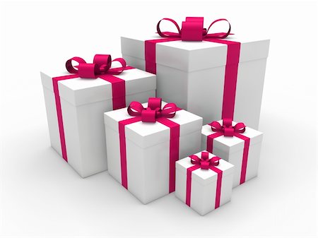 simsearch:400-06172940,k - 3d pink gift box christmas surprise celebration Photographie de stock - Aubaine LD & Abonnement, Code: 400-04919977