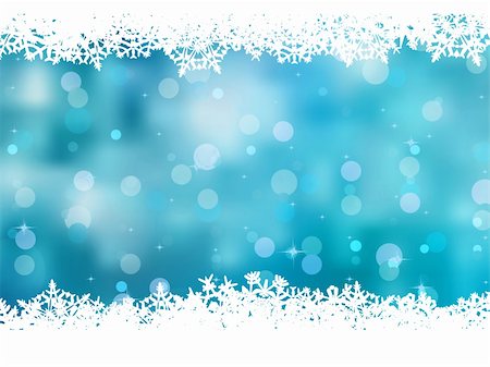 Blue background with snowflakes. EPS 8 vector file included Stock Photo - Budget Royalty-Free & Subscription, Code: 400-04910014