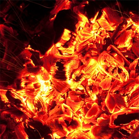 red-hot coals Photographie de stock - Aubaine LD & Abonnement, Code: 400-04910028