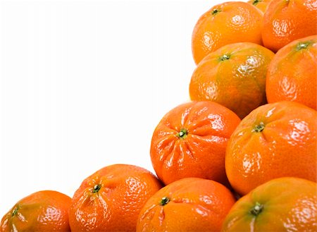 simsearch:400-06388996,k - Fresh healthy mandarin citrus fruit on white background Stock Photo - Budget Royalty-Free & Subscription, Code: 400-04910777