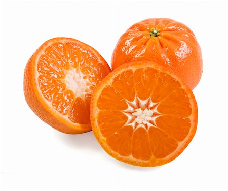 simsearch:400-06388996,k - Fresh healthy mandarin citrus fruit on white background Stock Photo - Budget Royalty-Free & Subscription, Code: 400-04910779