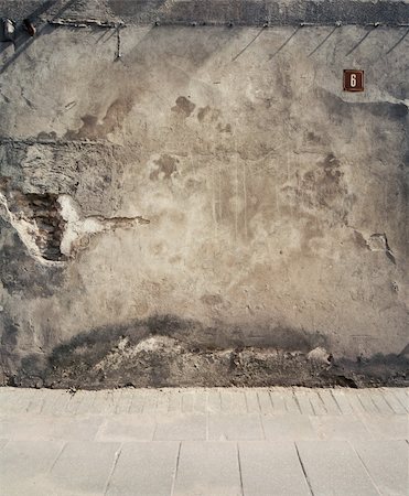 street crack - Aged street wall background, texture Stock Photo - Budget Royalty-Free & Subscription, Code: 400-04911062