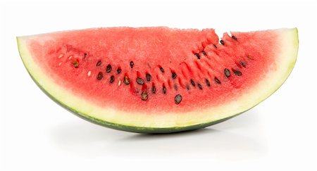 red water melon - Fresh watermelon isolated on a white background Photographie de stock - Aubaine LD & Abonnement, Code: 400-04911438