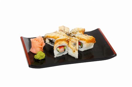 simsearch:400-05119569,k - japan trditional food - roll isolated Stockbilder - Microstock & Abonnement, Bildnummer: 400-04911514