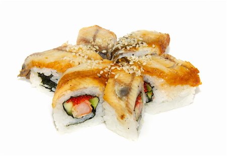 simsearch:400-06063702,k - japan trditional food - roll isolated Stock Photo - Budget Royalty-Free & Subscription, Code: 400-04911515