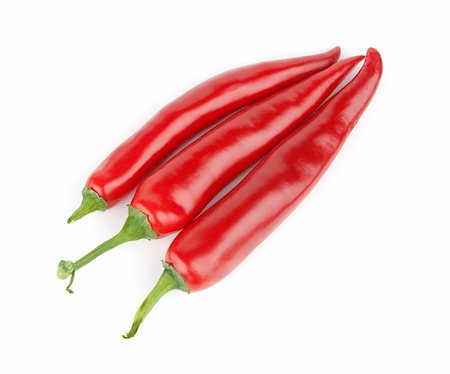 simsearch:400-05732421,k - red hot chili pepper isolated on white Photographie de stock - Aubaine LD & Abonnement, Code: 400-04911570