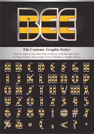 File Contents Graphic Styles. You can apply to any other fonts or objects with the same styles. Stock Photo - Budget Royalty-Free & Subscription, Code: 400-04912568