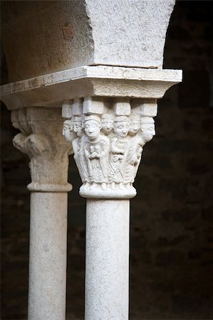 simsearch:400-05355685,k - Saint Pere Rodes monastery at Girona in Catalonia Spain Fotografie stock - Microstock e Abbonamento, Codice: 400-04925385