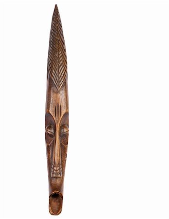 Traditional carved wooden African masks Stock Photo - Budget Royalty-Free & Subscription, Code: 400-04925695