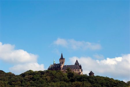 Castle in Wernigerrode in Germany Foto de stock - Royalty-Free Super Valor e Assinatura, Número: 400-04926195