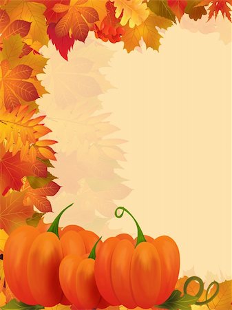 futura (artist) - Illustration with frame of autumn leaves Stock Photo - Budget Royalty-Free & Subscription, Code: 400-04920246