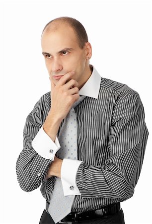 simsearch:400-04850746,k - Angry businessman isolated on a white background Photographie de stock - Aubaine LD & Abonnement, Code: 400-04920995