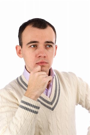 simsearch:400-04060648,k - portrait of handsome young man looking away Photographie de stock - Aubaine LD & Abonnement, Code: 400-04921462