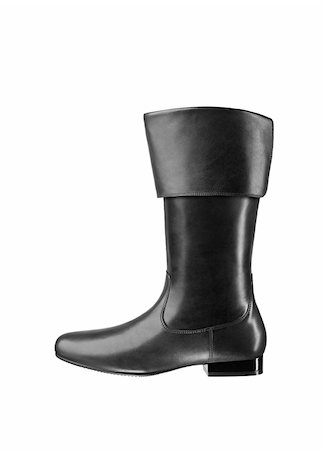 simsearch:400-05327098,k - Black rubber boots isolated on white Stock Photo - Budget Royalty-Free & Subscription, Code: 400-04921894