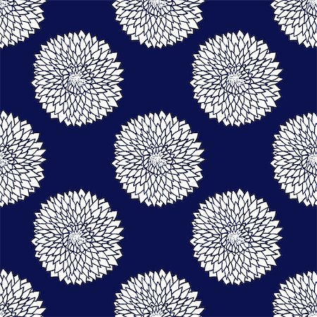 Simple blue pattern. Vector illustration Stock Photo - Budget Royalty-Free & Subscription, Code: 400-04922075