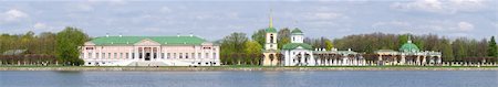 russian autumn - Panorama Kuskovo - the summer country house and estate of the Sheremetev family. Built in the mid-18th century, Moscow. Stock Photo - Budget Royalty-Free & Subscription, Code: 400-04922132