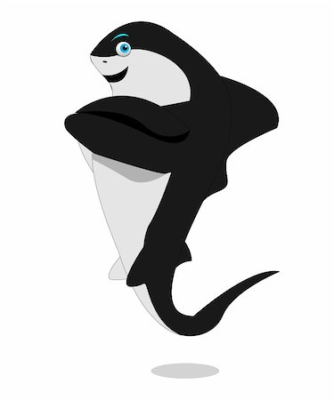 simsearch:400-04864072,k - Mischevious Shark Photographie de stock - Aubaine LD & Abonnement, Code: 400-04922263