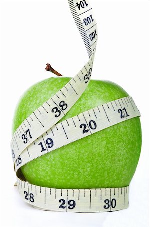 simsearch:400-05228225,k - apple and measuring tape Stock Photo - Budget Royalty-Free & Subscription, Code: 400-04922648