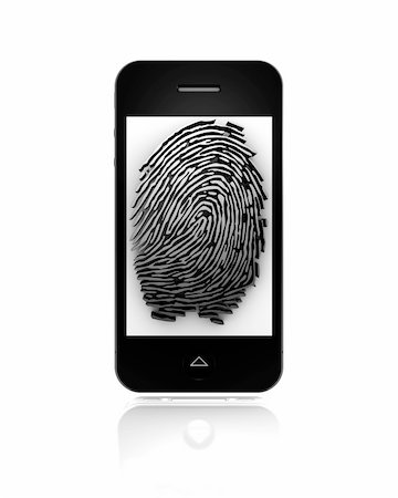 simsearch:400-05717632,k - 3d fingerprint representation for authentication Stock Photo - Budget Royalty-Free & Subscription, Code: 400-04922967