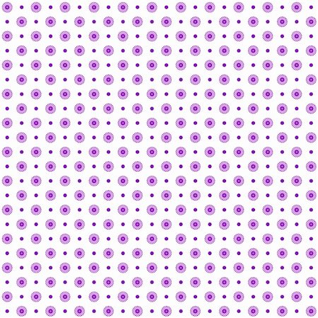 Background of seamless floral and dots pattern Stock Photo - Budget Royalty-Free & Subscription, Code: 400-04923054