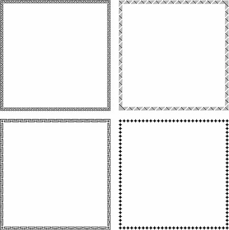simsearch:400-06850003,k - Decorative frames  on white Stock Photo - Budget Royalty-Free & Subscription, Code: 400-04923430