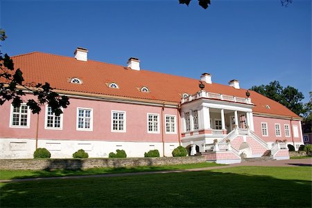 stately house - Manor in the north of Estonia. 18 century. Sagadi. Stock Photo - Budget Royalty-Free & Subscription, Code: 400-04923615